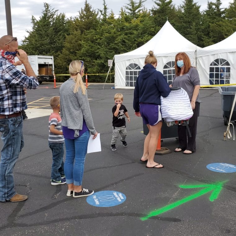 DriveThru Flu Event Success Hays Medical Center Foundation